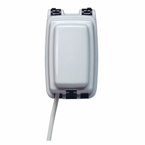 The SNGL GANGHz 2-1/4" DEEP W/DUPLX GFCI GRY This Plastic In-Use Covers are easy to install and shipped with gasket, mounting screws, base cover assembly, and patented inserts for serve  applications, such as schools and commercial buildings.