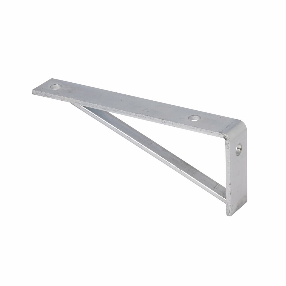 Eaton B-Line series bracket, 4" H x 10.5" L x 1.62" W, Steel, Electro-plated