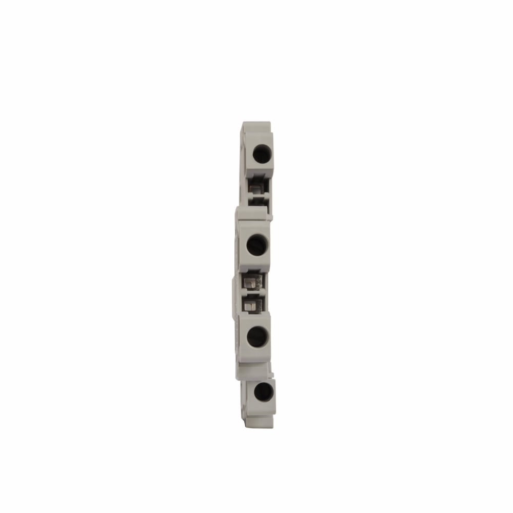 Eaton XB IEC terminal block, Screw Connection Double Level Blocks, IEC-XB Series, Gray, IEC/UL #26-10 AWG wire