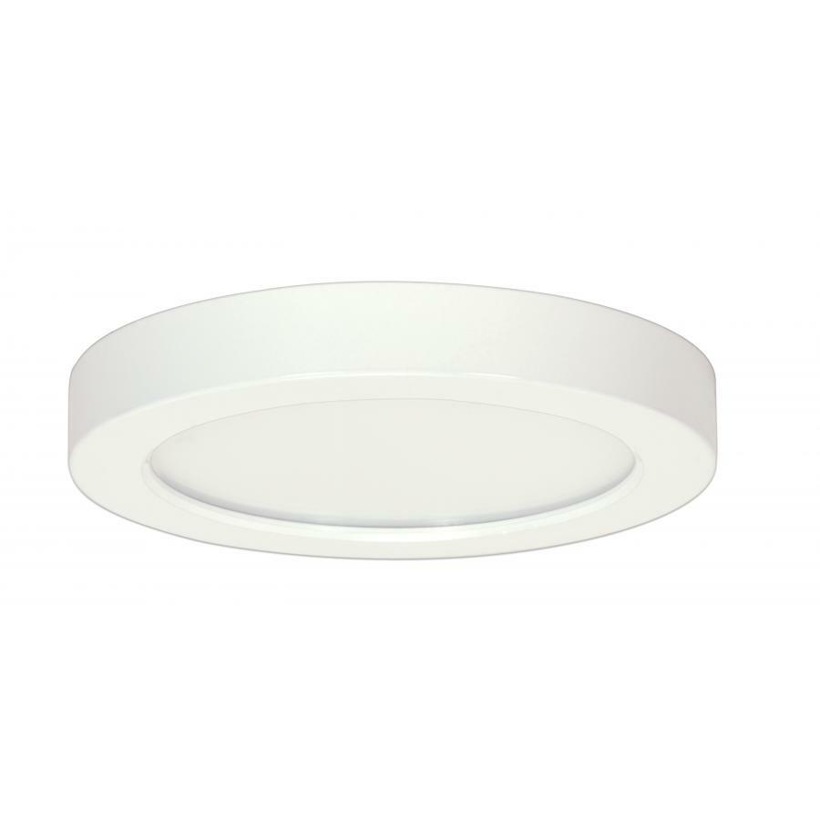 18.5W 9" Flush Mount LED Fixture 30K Round White 277V