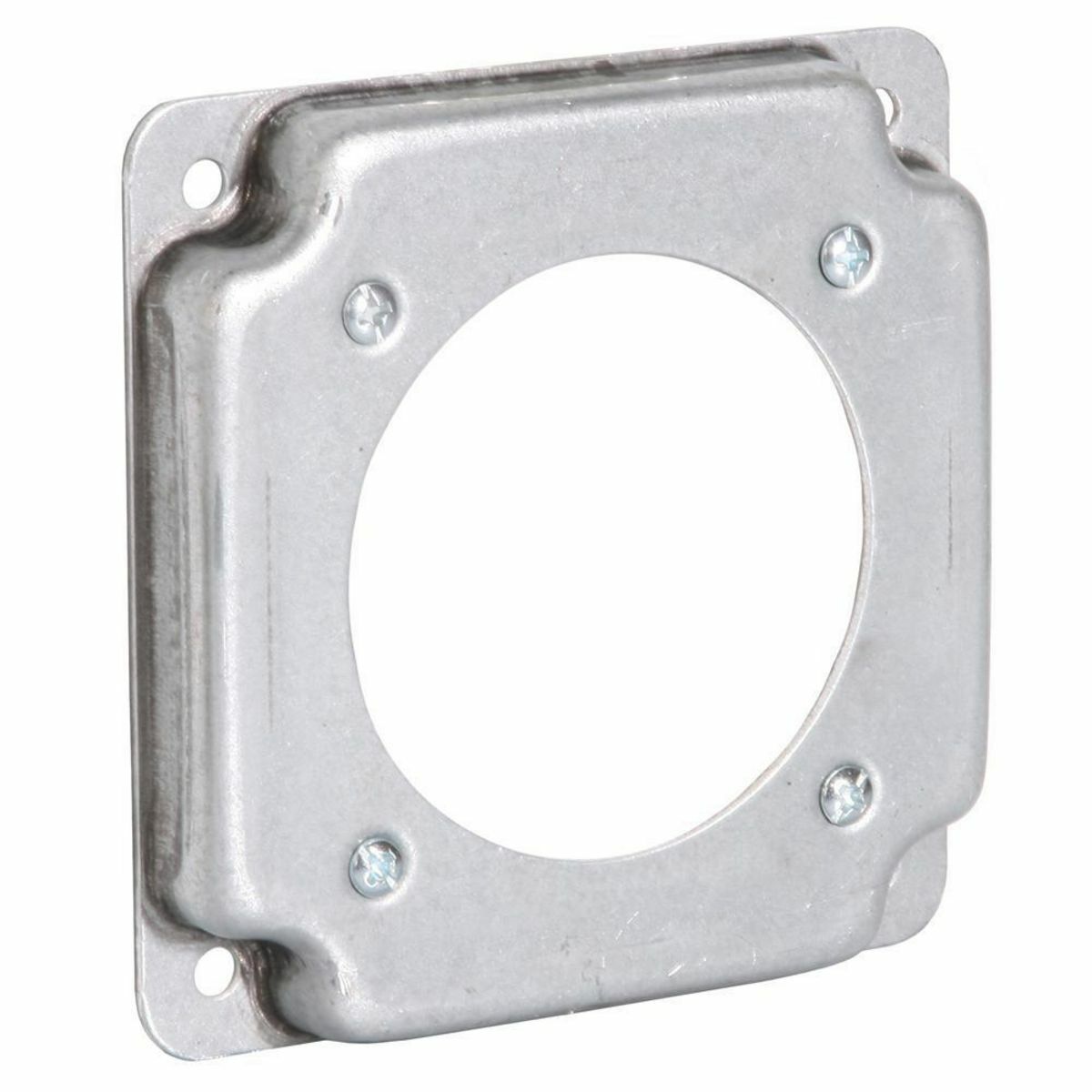 4 In. Square Exposed Work Covers - Raised 1/2 In., 30-60AReceptacle2.625 In. Dia.