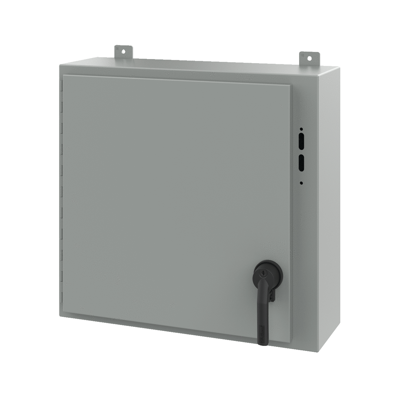Disconnect Enclosure with Handle Type 12, 24.00x25.38x8.00, Gray, Steel