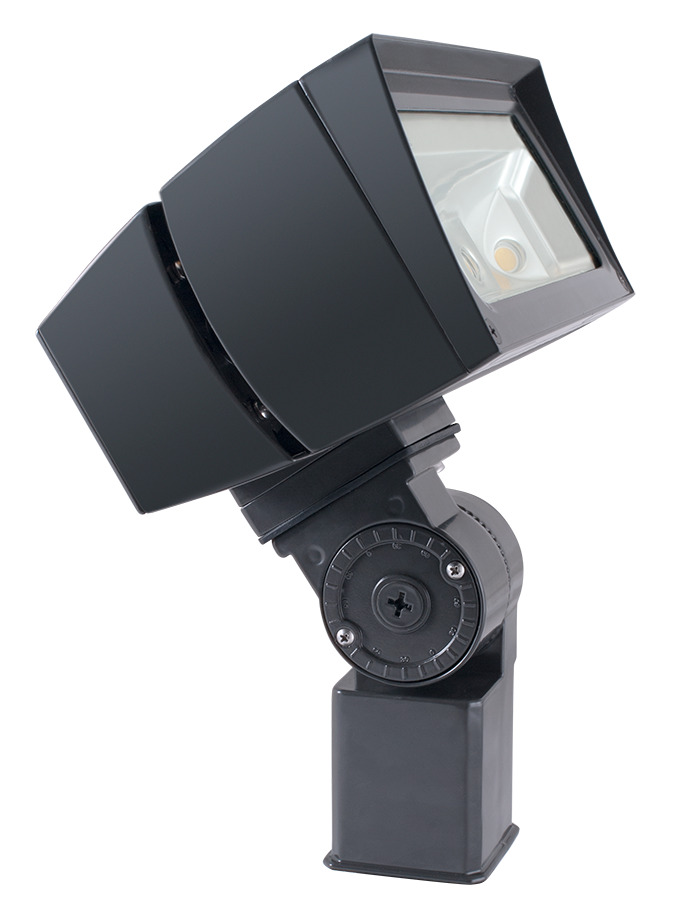 Future Flood, 80W, LED, 5000k, Bronze Slipfitter, 120-277V On-Off 7X6