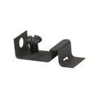 Eaton B-Line series box support fasteners, Acoustical tee, 1" Height, 1" Length, 1" Width, 0.022lbs, Box mounting clip (with screw), 20 lbs load capacity