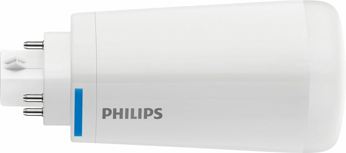 Affordable LED replacements for compact fluorescent 4-pin & 2-pin lamps Philips PLED 4-pin & 2-pin lamps are an affordable LED solution to replace compact flourescent lamps. The product provides a natural lighting effect for use in many lighting applications, and provides instant energy savings, making them an environmentally-friendly solution. Available as replacements for 13W, 26W and 32W compact fluorescent lamps. Reduced lighting costs;Excellent lighting uniformity and lumen maintenance;Unmatched compatiblity with existing ballasts