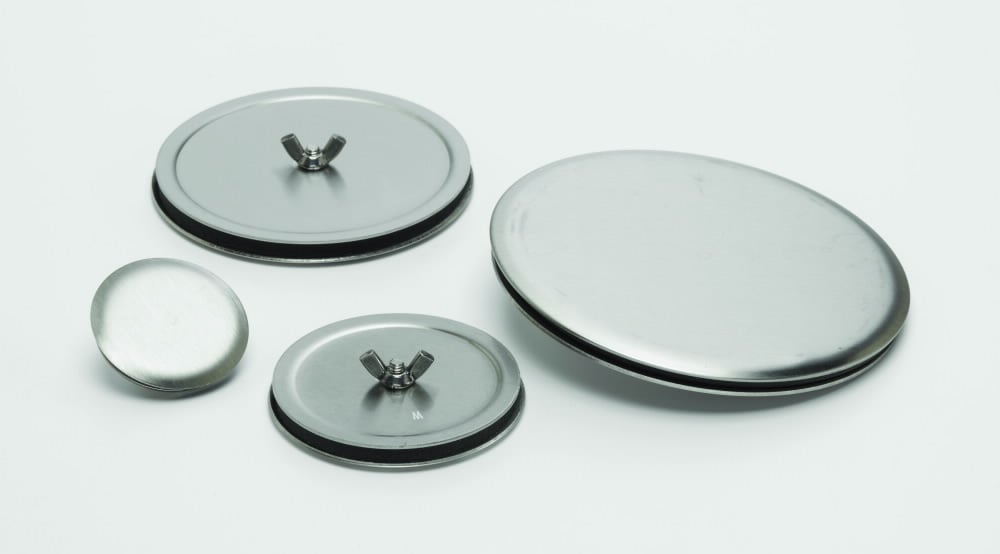 Eaton B-Line series other enclosure accessories, ANSI 61 gray polyester powder coated, 1-1/2 inch, Protects openings, pushbuttons and conduit openings, Stainless steel, Oil-tight Hole seals, Hole seals