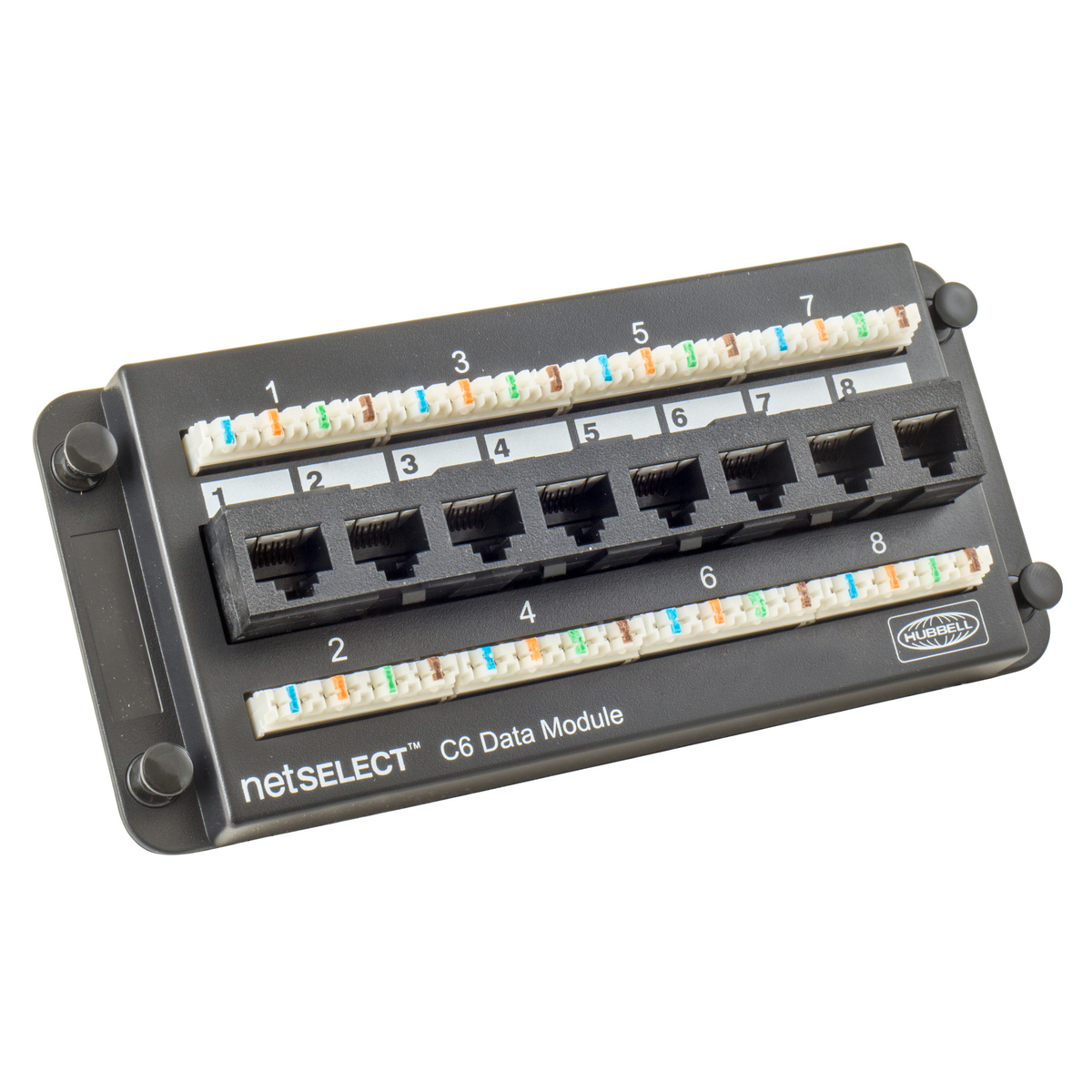 Net Select, Module, Cat6, 8-Port Data
