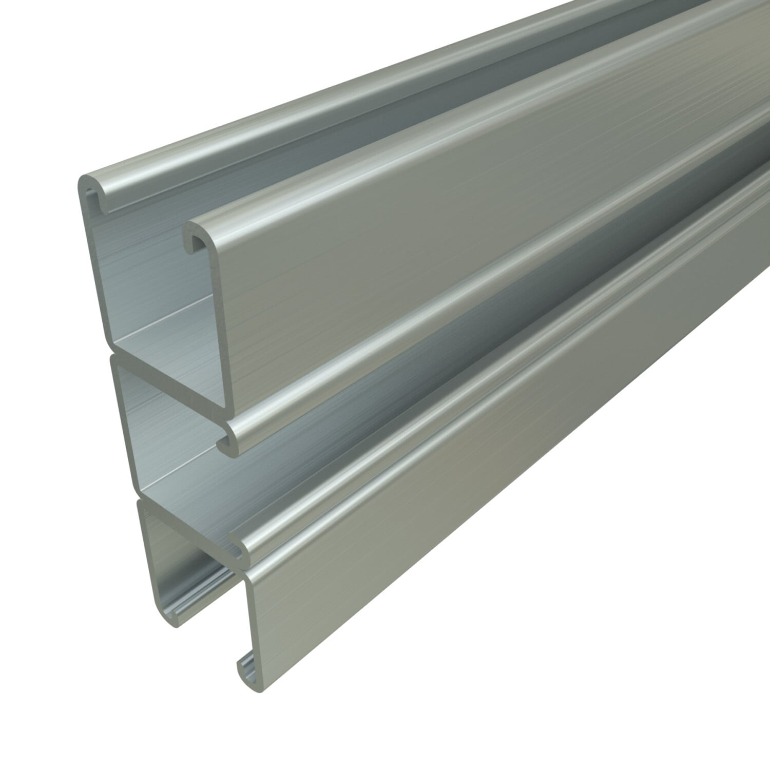 UNISTRUT CHANNEL, 12ga, 1-5/8"x 4-7/8", SOLID, A3-WELD, HG