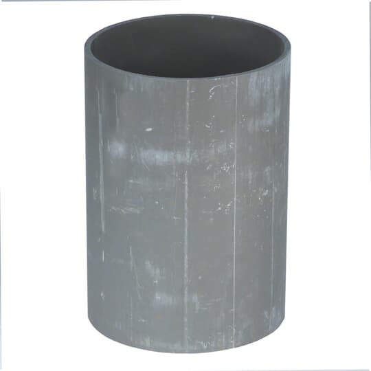 3-1/2 Inch x 8 Inch non-metallic schedule 40 split coupling.