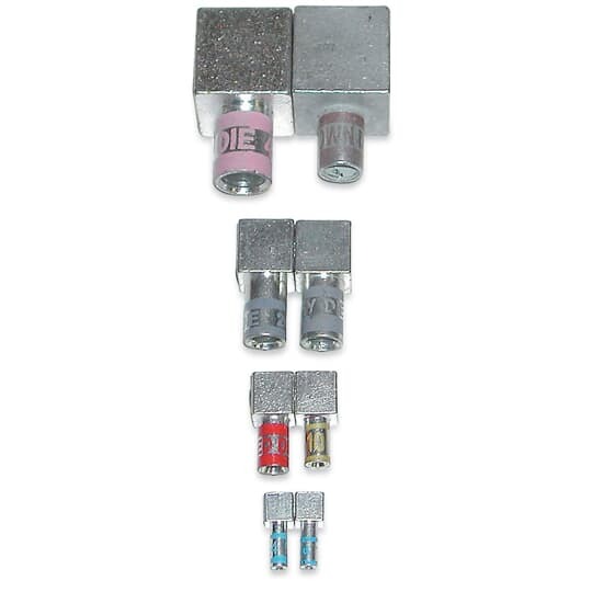 KUBE Male (One Load) Copper Motor Pigtail Disconnect, Wire Size 3/0 AWG, Body Size 3, Die Color Code Orange