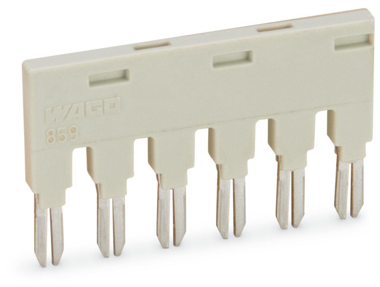 Jumper; for jumper slot; 6-way; insulated; signal yellow