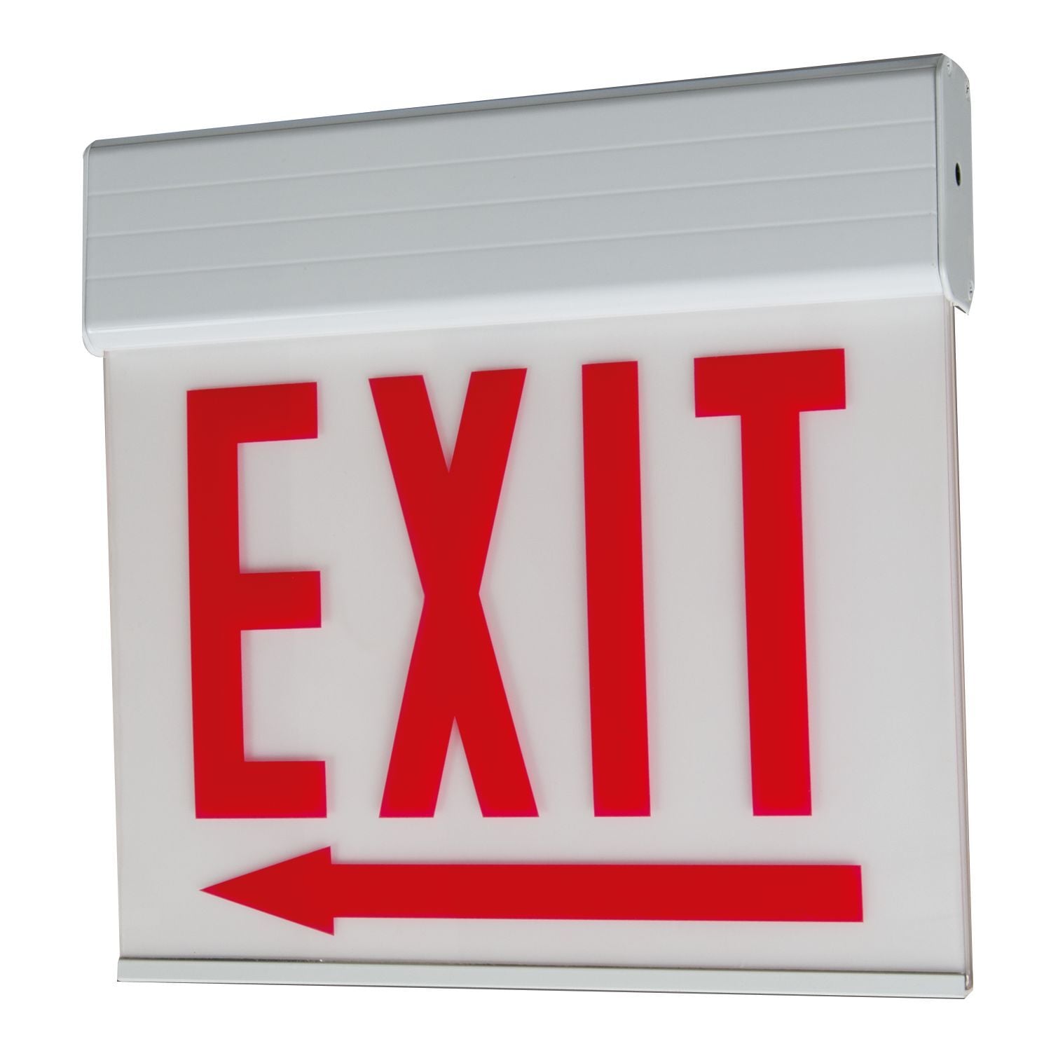 Chicago Edge Lit Exit Trim, Single Sided, Surface Mount, No Arrow