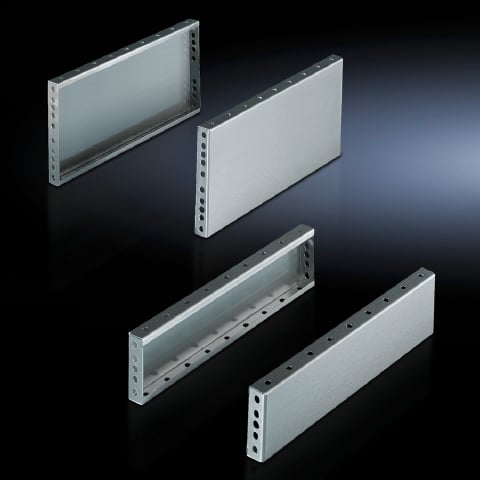 Base/plinth trim panels, side, 200 mm, Stainless steel