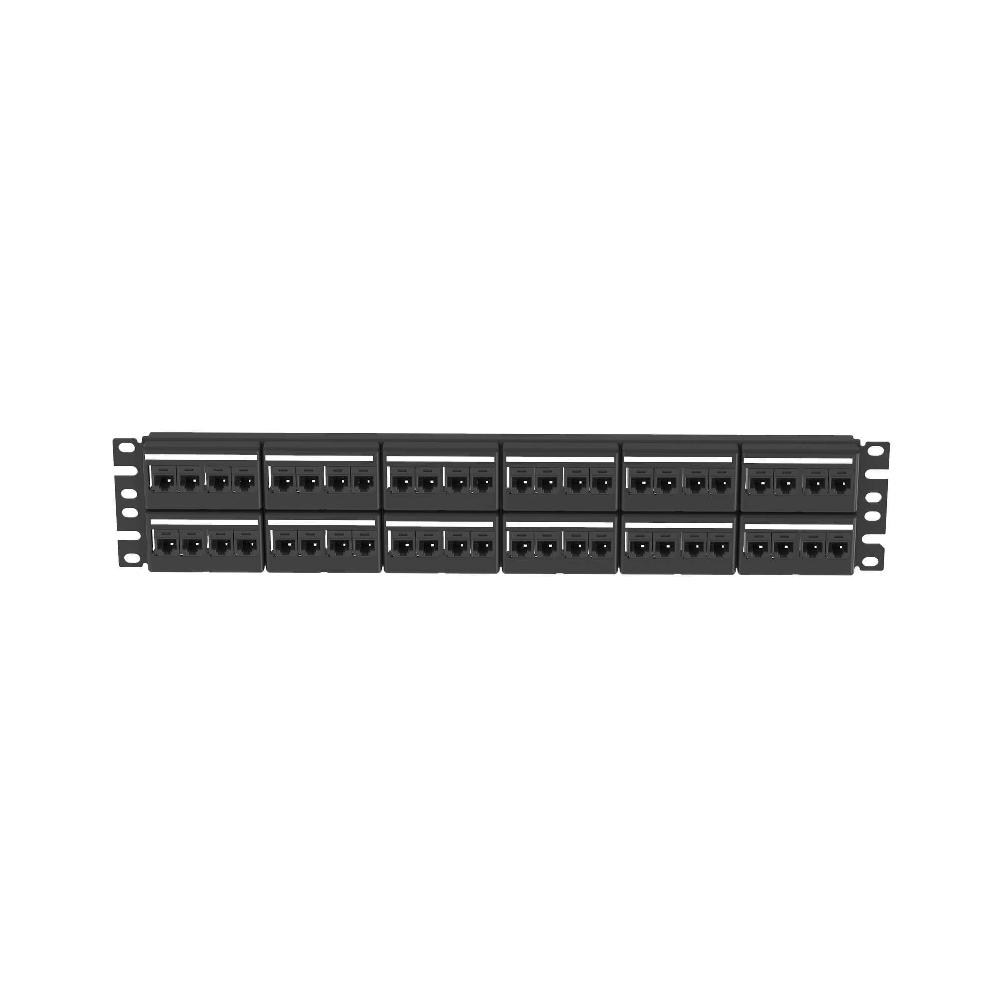 Patch Panel Kit, 48 Port, Cat 6A TG Styl