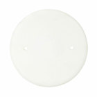 Round Blank Plaster Cover; 4-3/4 Inch Depth, Thermoset Fiberglass