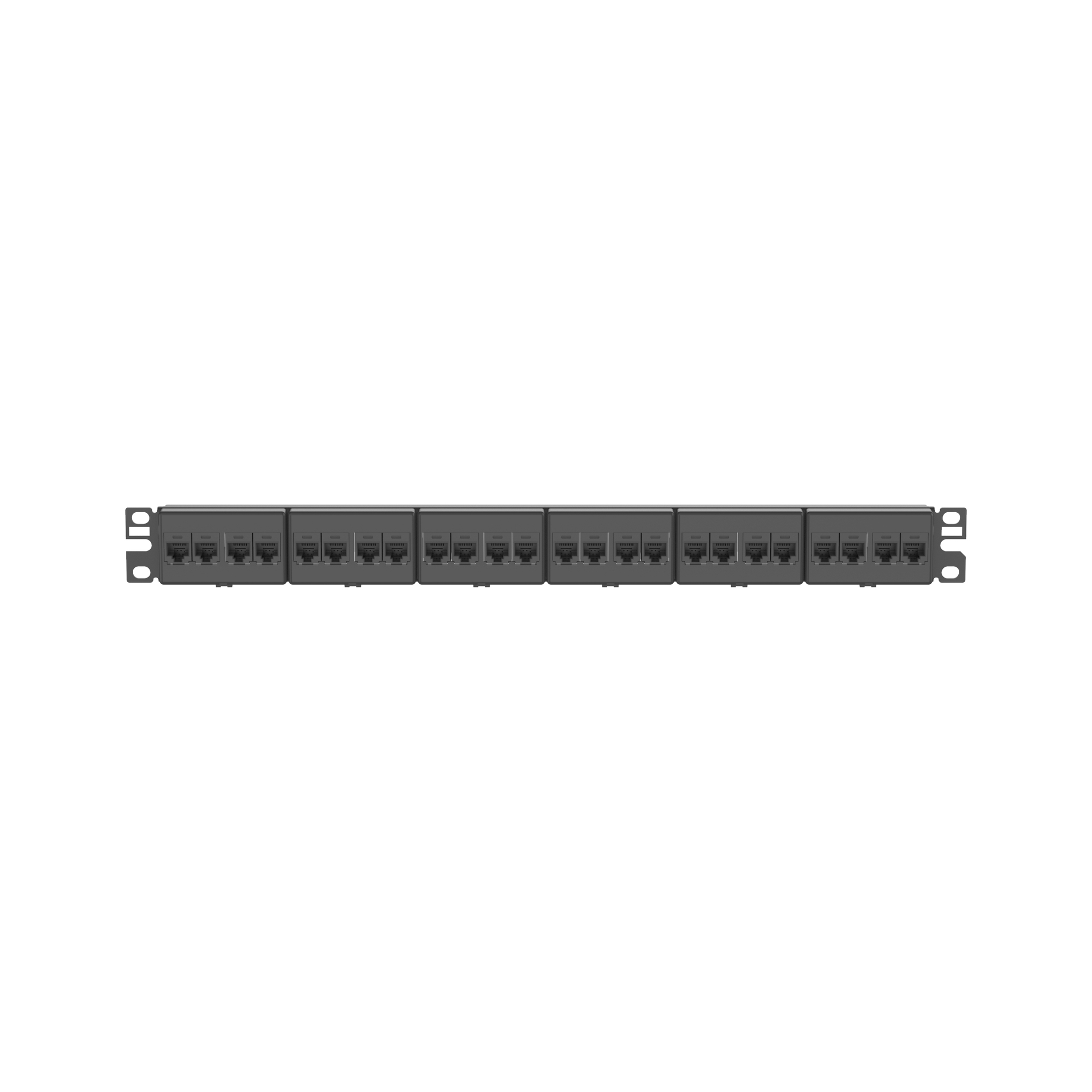 Coupler Patch Panel, Cat 5e, Flat, 24 Po