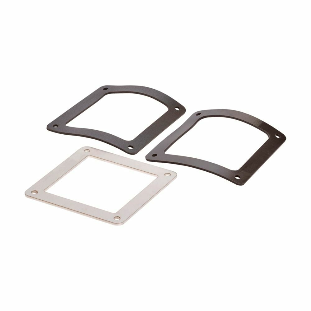 Eaton B-Line series wireway miscellaneous fitting, Feed through, Box connector, NEMA 4X, Stainless steel, Brushed finish