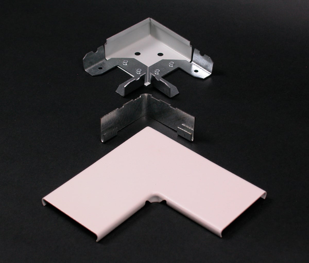 DIVIDED FLAT ELBOW-IVORY