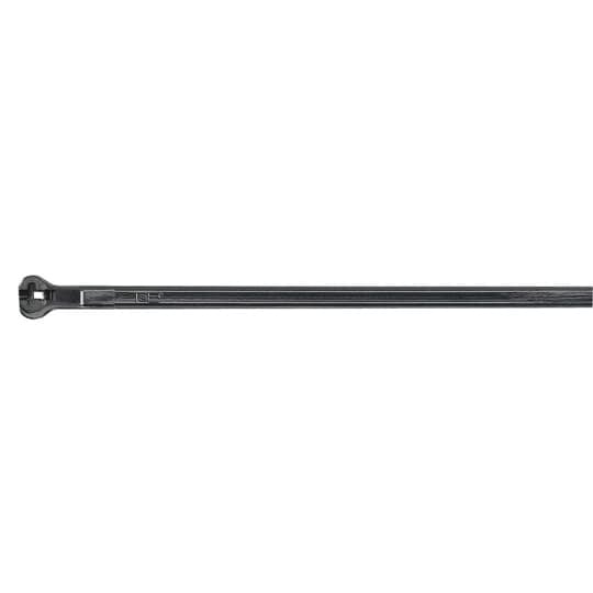 High Performance Cable Tie, Black Color Nylon24.3, Length of 617mm (24.3 Inches) for Bundle Diameter up to 177 mm (6.97 Inches), Width of 6.86mm (0.27 Inch), Tensile Strength Rating of 534 Newtons (120 Pounds), Operating Temperature of -60 Degrees Celsius (-76F) to 85 Degrees Celsius (185), Bulk Pack