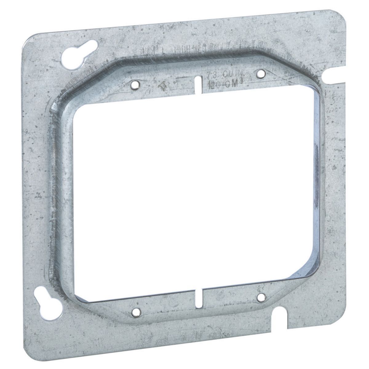 Wall Boxes, Mud Ring, 2-Gang, 4 11/16", 5/8" Depth