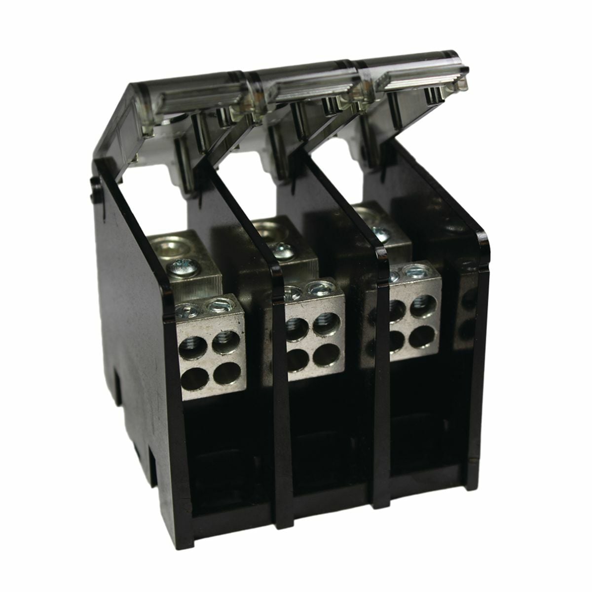 Terminal block covers, AWG 4 - 500 kcmil (Run), AWG 4 - 500 kcmil (Tap), Power Distribution Block.