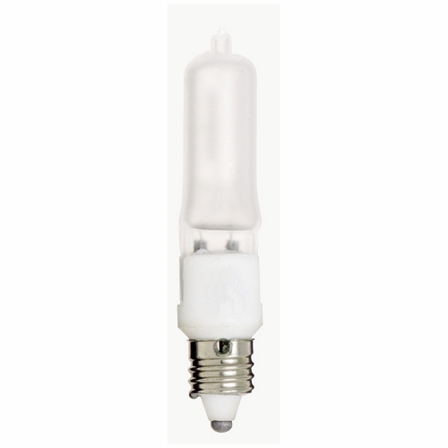 Halogen Single Ended Lamp, Designation: 150Q/F/MC, 120 V, 150 WTT, T4 1/2 Shape, E11 Mini Cand Base, Frosted, CC-8 Filament, 2000 HR, Lumens: 2430 LM Initial, 2-23/32 IN Length, 9/16 IN Diameter