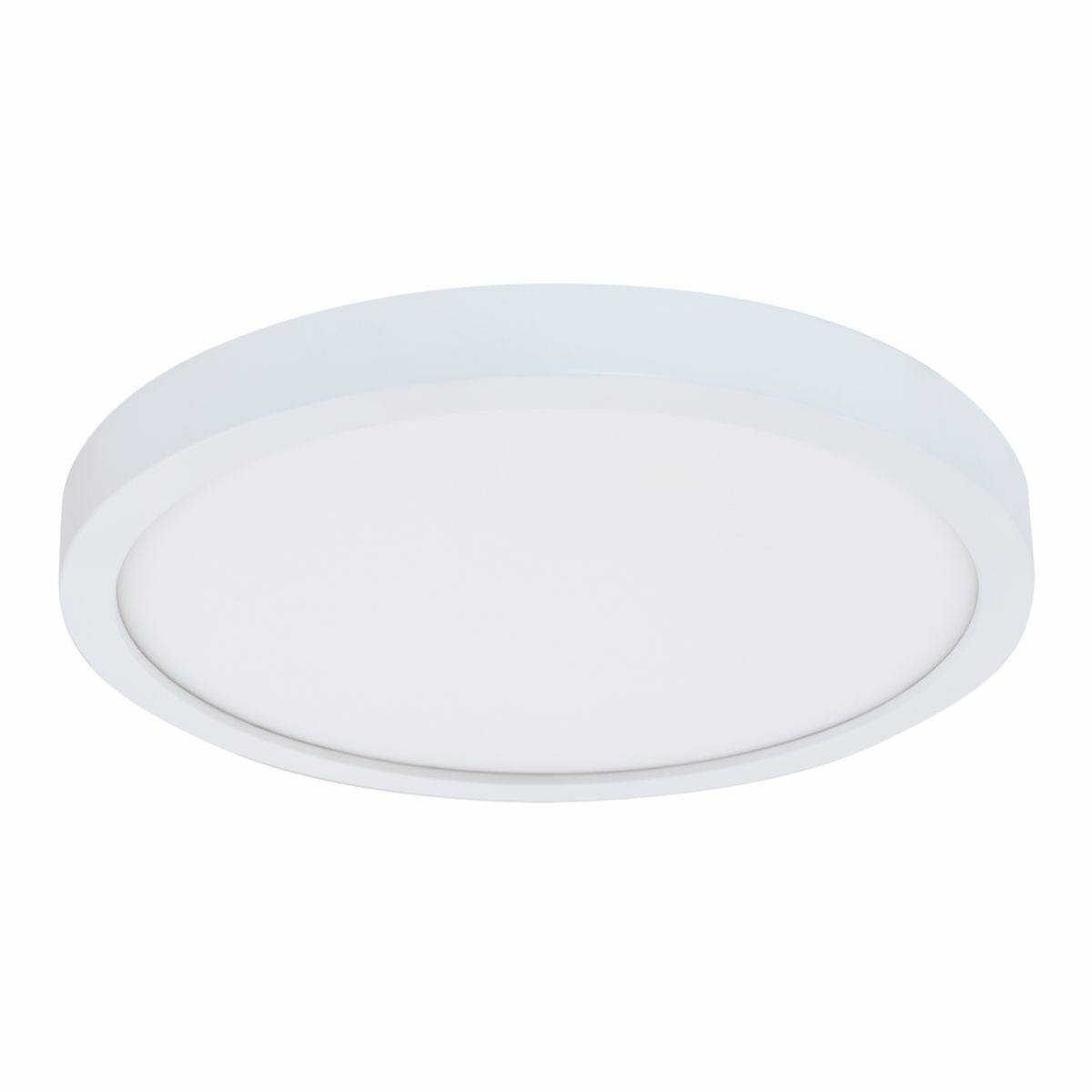 14" Round Surface Mount Downlight,2000 lumens,90 CRI, field selectable ,Matte White Finish,120-277V