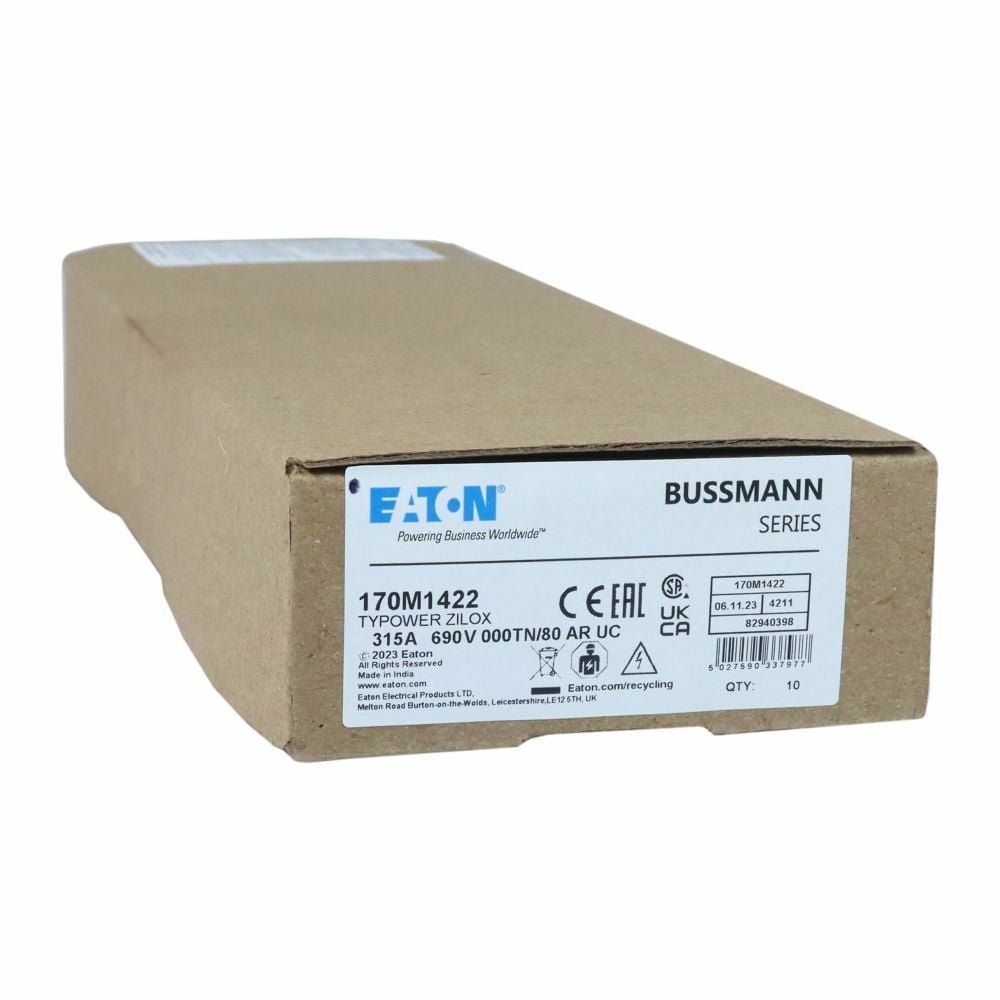 Fuse-link, high speed, 315 A, AC 690 V, DIN 000, aR, DIN, IEC, single indicator, live gripping lugs