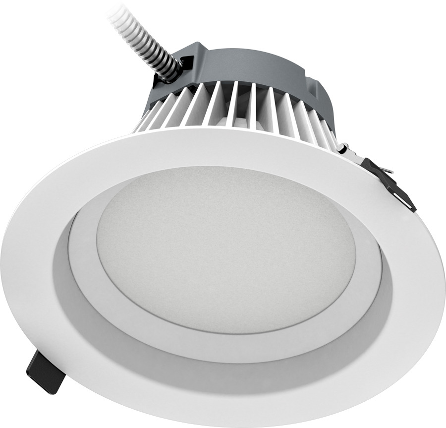 Recessed Downlights 3307 Lumens Commercial 33W 8 Inches Round 90CRI 120V-277V White