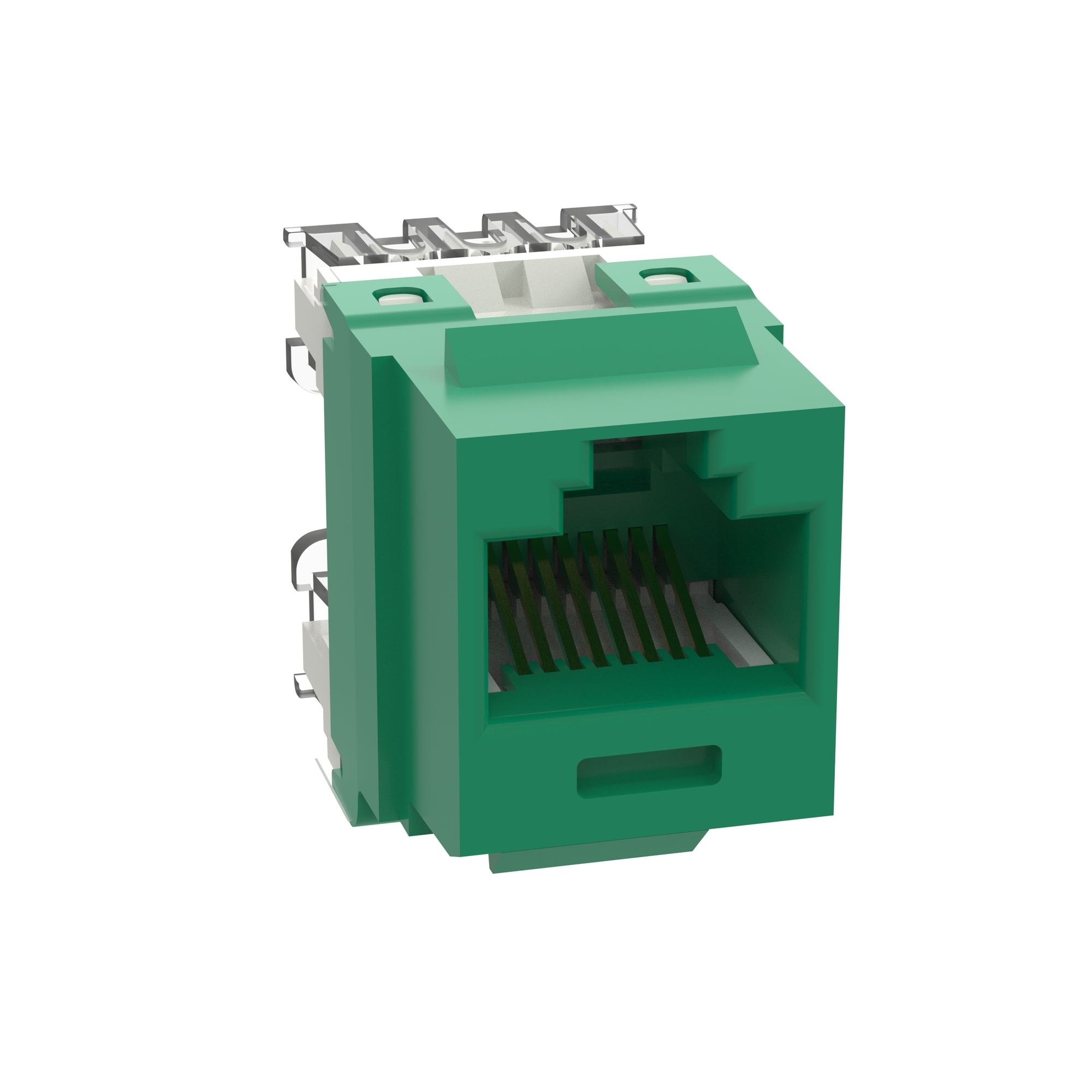 NetKey Cat 6 Punchdown Jack, Green