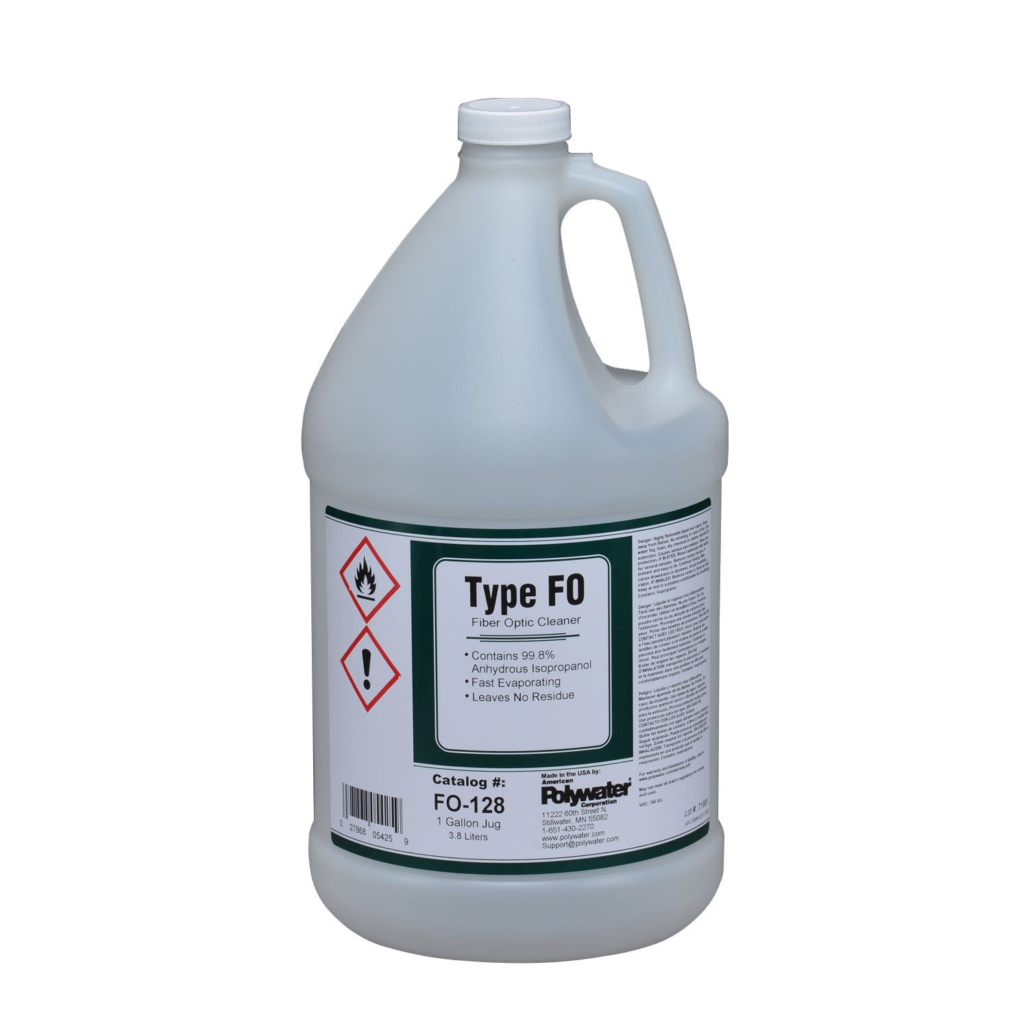 5-gal. pail Lubricant Increases DistanceWhen Blowing Fiber Optic Cable Polywater Prelube 2000 reduces frictional drag during the blowing of outside plant fiber optic cable into duct.  It increases the distance cable can be installed in a continuous length.  Prelube 2000 can also be used to blow in empty microducts for future microcable installation.