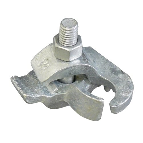 Edge Type K-Clamp, 1-1/4 inch, Malleable Iron, Hot Dip-Galvanized
