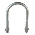 Heavy-Duty U-Bolt With Hex Nuts K-Clamp; 3 Inch, Steel
