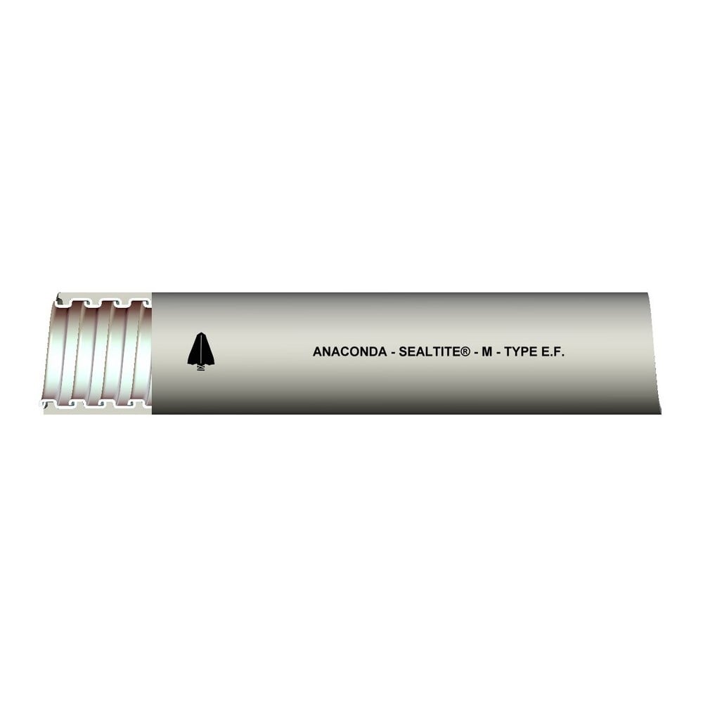 Thermoplastic PVC Jacket no bonding wire 1/2" EF Gray 100 ft carton