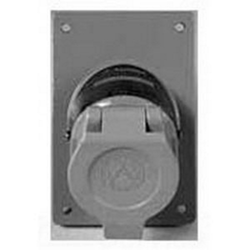 Single Lid Spring Door Replacement Assembly; For U-Line; Factory Sealed 20 Amp EFSR-2023 and EFSR-20232 Aluminum Receptacles