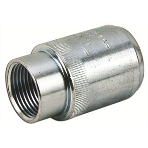 Conduit Union, Dust-Ignitionproof Explosionproof Standard, Series: UNF, 1 in Size, For Use With: IMC/Threaded Rigid Metallic Conduit, Steel, Zinc Electroplated, 1.75 in OD x 3.38 in L Dimensions