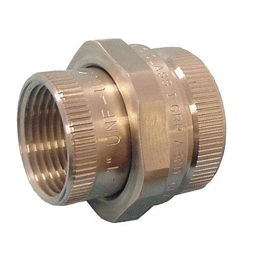 Conduit Union, Dust-Ignitionproof Explosionproof, Series: UNF, 1 in, For Use With: IMC/Threaded Rigid Metallic Conduit, Steel, Zinc Electroplated, 2 in OD x 1.72 in L