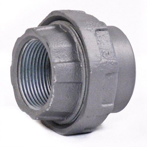 Rigid/IMC Conduit Union, 2 inch, Malleable Iron, Female x Female