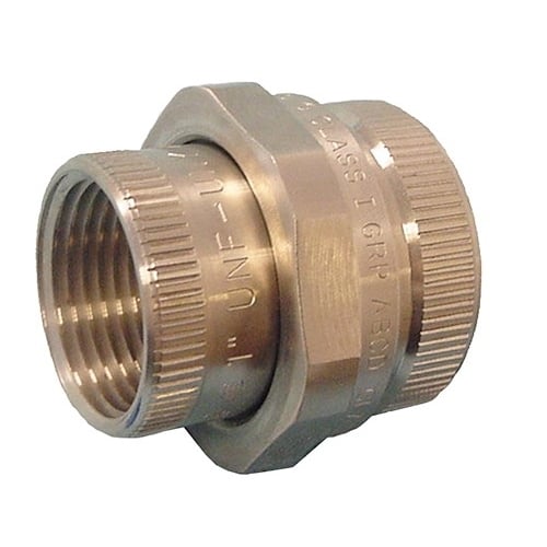 Conduit Union, Dust-Ignitionproof Explosionproof, Series: UNF, 3/4 in Size, For Use With: IMC/Threaded Rigid Metallic Conduit, Steel, Zinc Electroplated, 1.75 in OD x 1.47 in L Dimensions
