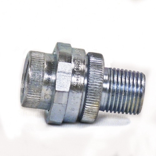 Conduit Union, Dust-Ignitionproof Explosionproof, Series: UNY, 1/2 in, For Use With: IMC/Threaded Rigid Metallic Conduit, Steel, Zinc Electroplated, 1.47 in OD x 2.147 in L