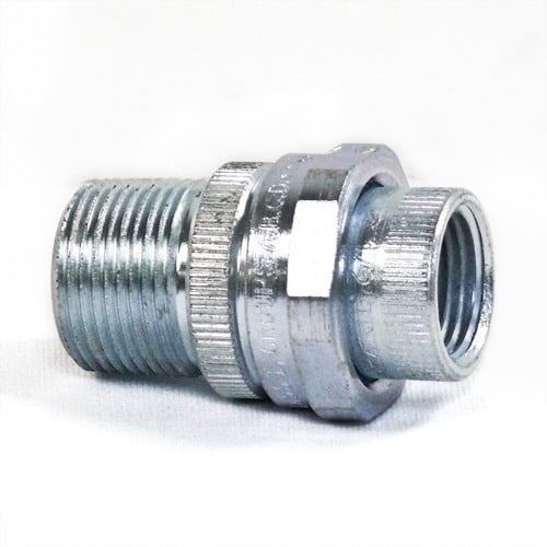 Rigid/IMC Conduit Union, 3/4 x 1/2 inch, Steel, MNPT x FNPT