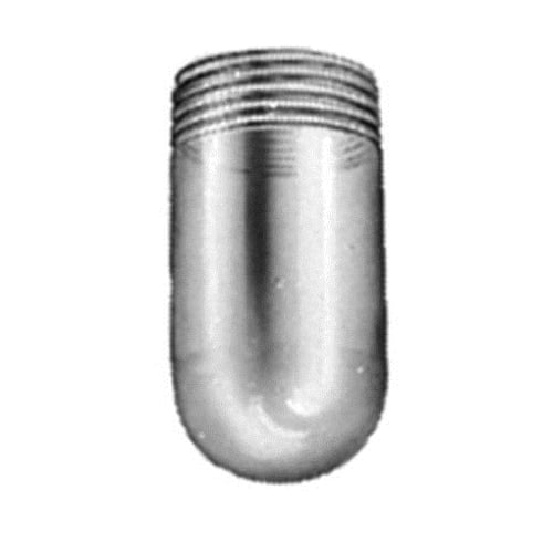 Round Bottom Cylindrical Globe; Glass, Clear