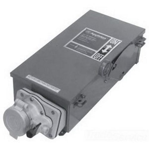 Powertite; Interlocked Receptacle; 100 Amp, 600 Volt AC, 250 Volt DC, 4-Pole, 3-Wire