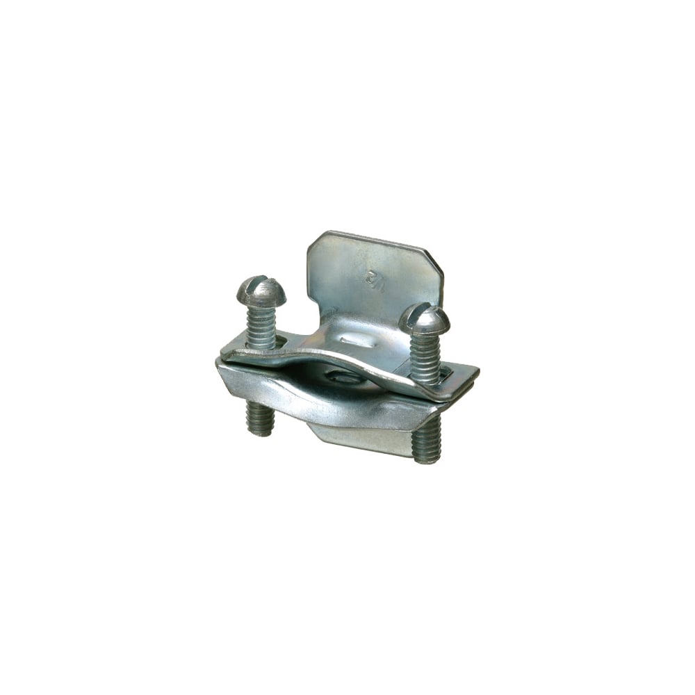 Non-metalic 2 Screw 11/4 Inch Plated Steel Clamp Cable Connector accepts 2/0 to 3/0 wire size.