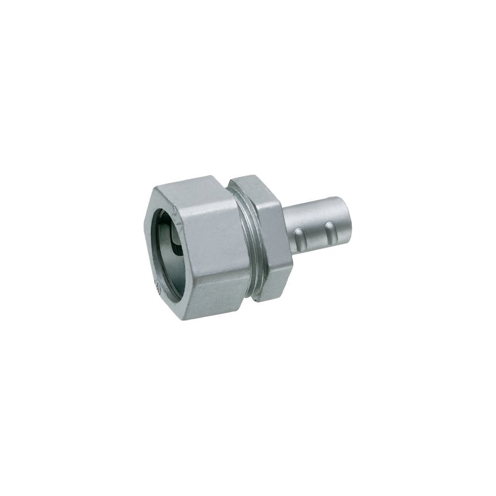 Combination coupling, emt compression to flexible metal conduit, trade size 1/2". Zinc die-cast.
