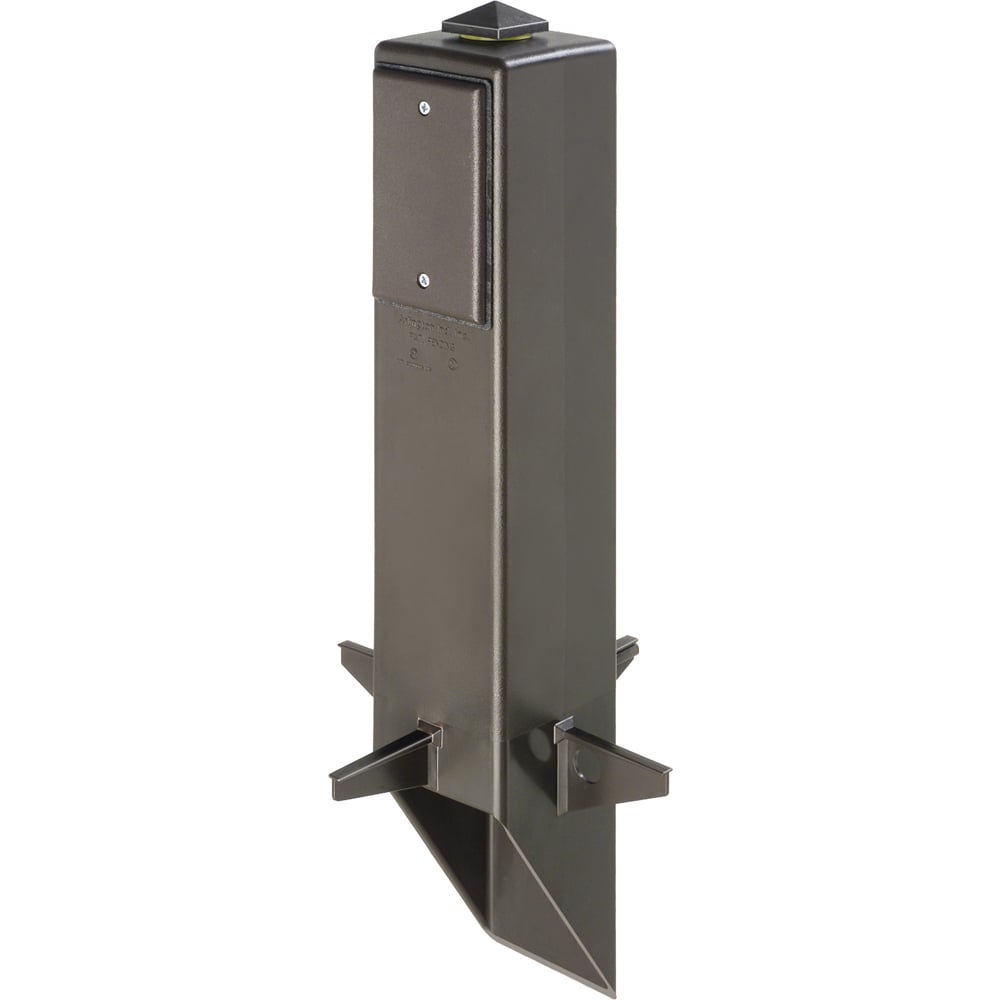 19.5 in. Garden Post; Low Profile Enclosure with Built-in Cover