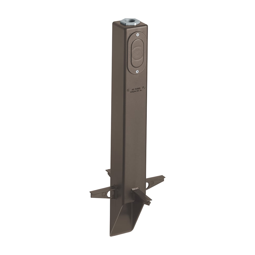 Gard-N-Post Outdoor Post; 19 Inch Height, UV Rated Plastic, Bronze