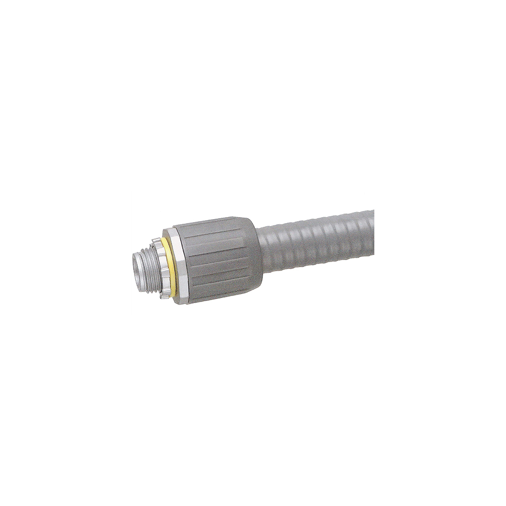 SNAP2IT zinc die-cast, push on, metallic, liquid tight connector. Trade Size 1".