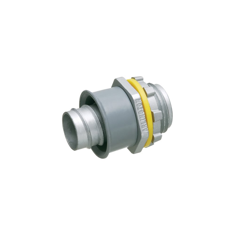 One piece screw in liquid tight connector for use with metallic or non mettalic conduit. Type B only. 1/2" trade size.