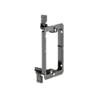 Low Voltage mounting bracket, single gang for installation on existing construction for class 2 wiring only.